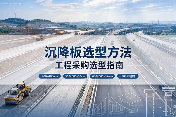八公山沉降板选择方法