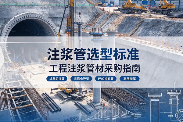 八公山注浆管选型标准