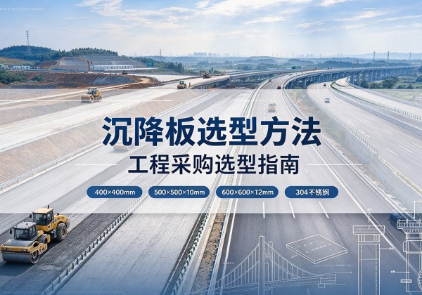 八公山沉降板选择方法